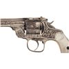 Image 3 : Engraved Iver Johnson Top Break Revolver with Swift Marking and Pearl Grips