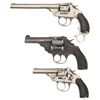 Image 1 : Collector's Lot of Three Iver Johnson Double Action Revolvers -A) Iver Johnson Top Break Revolver wi