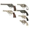 Image 1 : Collector's Lot of Six Iver Johnson Double Action Revolvers -A) Iver Johnson 22 Supershot Top Break 