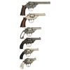 Image 2 : Collector's Lot of Six Iver Johnson Double Action Revolvers -A) Iver Johnson 22 Supershot Top Break 