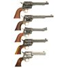 Image 2 : Collector's Lot of Five Iver Johnson Marked Single Action Army Style Revolvers -A) Iver Johnson/Uber