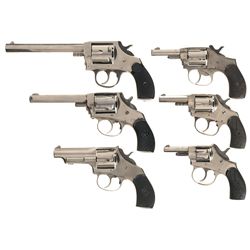 Six Double Action Revolvers -A) Iver Johnson Model 1900 Revolver
