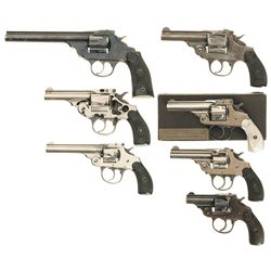 Collector's Lot of Seven Iver Johnson Double Action Revolvers -A) Iver Johnson Revolver