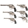 Image 1 : Collector's Lot of Six Iver Johnson Double Action Revolvers -A) Iver Johnson American Bulldog Revolv