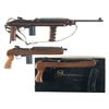 Image 1 : Three Semi-Automatic Firearms -A) Iver Johnson M1 Carbine with Collapsible Wire Stock