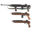 Image 2 : Three Semi-Automatic Firearms -A) Iver Johnson M1 Carbine with Collapsible Wire Stock