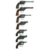 Image 2 : Collector's Lot of Seven Iver Johnson Double Action Revolvers -A) Iver Johnson Target Model 55 Revol