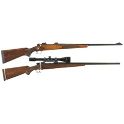 Two Bolt Action Rifles -A) Pre-64 Winchester Model 70 Rifle