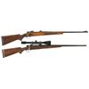 Image 1 : Two Bolt Action Rifles -A) Pre-64 Winchester Model 70 Rifle