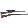 Image 1 : Two Bolt Action Rifles with Scopes -A) Browning A-Bolt Rifle