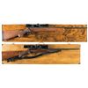 Image 1 : Two Scoped Bolt Action Rifles with Cases -A) Weatherby Vanguard Rifle