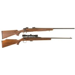 Two Remington Bolt Action Rifles -A) Remington Model 700 Classic Rifle in 220 Swift