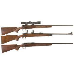 Three Remington Model 700 Bolt Action Rifles -A) Remington Model 700 Classic Rifle