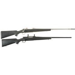 Two Winchester Bolt Action Rifles in 300 Weatherby Magnum -A) Winchester Model 70 Classic Stainless 