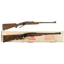 Two Ruger Single Shot Rifles -A) Ruger Number One Tropical Single Shot Rifle in 378 Weatherby Magnum