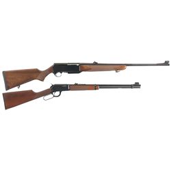Two Sporting Rifles -A) Browning BAR Semi-Automatic Rifle