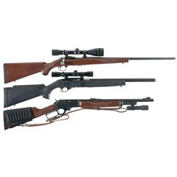Three Sporting Long Guns -A) Ruger Model 77/17 All-Weather Bolt Action Rifle