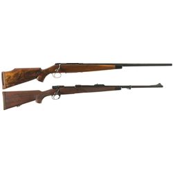 Two Bolt Action Rifles -A) Custom Schultz & Larsen Model 54 J Rifle