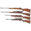 Image 2 : Four Bolt Action Rifles -A) Belgian Proofed Mauser Rifle with Ammo