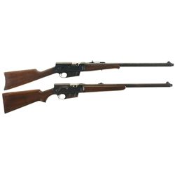Two Remington Semi-Automatic Rifles -A) Remington Model 8 Rifle