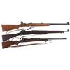 Image 1 : Three Bolt Action Rifles -A) Remington Model 37-1940 The Rangemaster Target Rifle