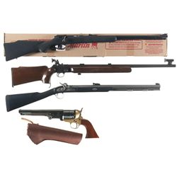 Three Rifles and One Revolver -A) Marlin 83TS Bolt Action Rifle