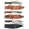 Image 1 : Three Randall Made Military-Style Knives with Sheaths and Pouches