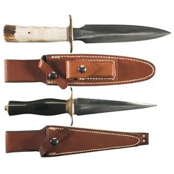 Two Randall Made Daggers with Sheaths