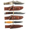 Image 1 : Three Randall Fighting Knives with Sheaths