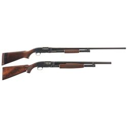 Collector's Lot of Two Winchester Model 12 Slide Action Shotguns -A) 16 Gauge Winchester Model 12 Sh