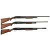 Image 1 : Three Slide Action Shotguns -A) Remington Model 10 Shotgun