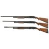Image 2 : Three Slide Action Shotguns -A) Remington Model 10 Shotgun