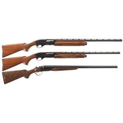 Three Shotguns -A) Remington Model 1100 Semi-Automatic Shotgun
