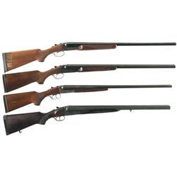 Collector's Lot of Four Side by Side Shotguns -A) Savage Fox Model BST Shotgun