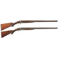 Two American Manufactured Drillings -A) Three Barrel Gun Co. Drilling