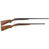 Image 1 : Collector's Lot of Two American Side by Side Shotguns -A) L.C. Smith Field Grade Shotgun