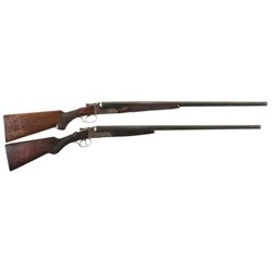 Two LeFever Double Barrel Shotguns -A) LeFever Grade A (Model 5) Shotgun