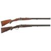Image 1 : Collector's Lot of Two Engraved German Over/Under Combination Guns -A) Unmarked Combination Gun