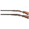 Image 2 : Collector's Lot of Two Engraved German Over/Under Combination Guns -A) Unmarked Combination Gun