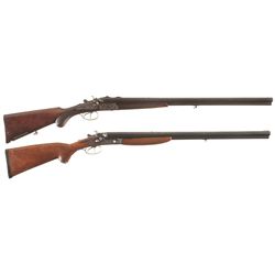 Collector's Lot of Two Engraved Hammer Drillings -A) H. Halverscheid Marked Drilling