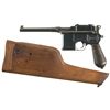 Image 1 : Mauser Small Ring Broomhandle Semi-Automatic Pistol with Stock/Holster