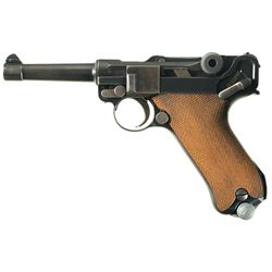 Blank Chamber Commercial DWM Luger Semi-Automatic Pistol