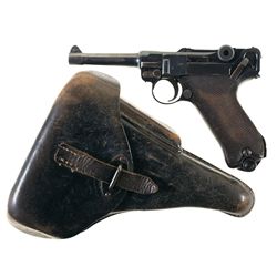 DWM 1917 Dated Luger Semi-Automatic Pistol with Holster
