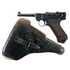 Image 1 : DWM 1917 Dated Luger Semi-Automatic Pistol with Holster