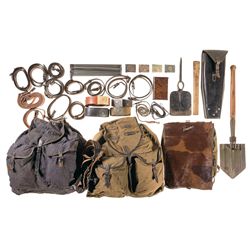 Grouping of German World War II Military Style Items
