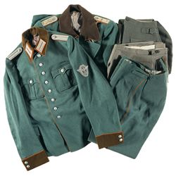 Collector's Lot of German Style Military Uniform Items