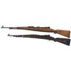 Image 2 : Two Nazi Bolt Action Long Guns with Slings -A) Scarce Steyr "bnz 45" Single Rune K98 Reworked Rifle