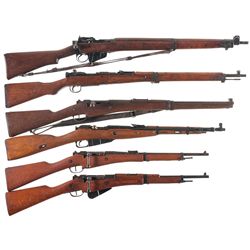 Six Military Bolt Action Long Arms -A) Long Branch No. 4 MK I* Rifle