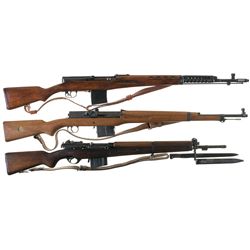 Collector's Lot of Three Semi-Automatic European Military Rifles -A) Russian SVT-40 Rifle