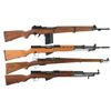 Image 1 : Four European Military Rifles -A) Argentine Contract FN Model 1949 Semi-Automatic Rifle